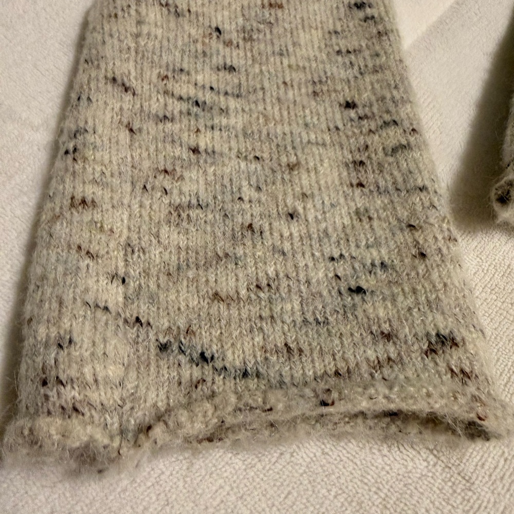 Vici Cream and Brown Textured Sweater - Picture 5 of 9
